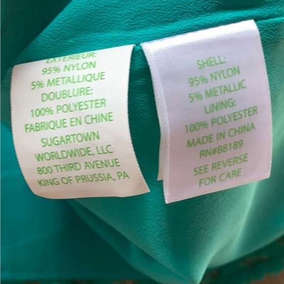 Lilly Pulitzer Size Small Seafoam Green Jungle Lace Erica Dress Like New - Picture 16 of 16